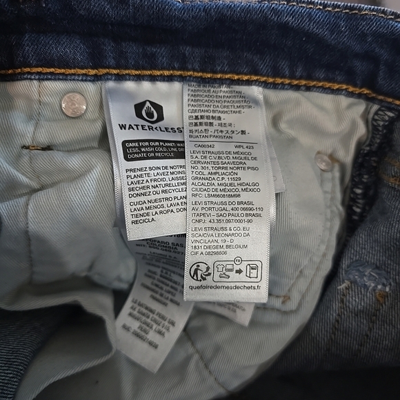 Levi's 511 Denim Slim Fit Men's Jeans Size 33 X 32 - Picture 6 of 7